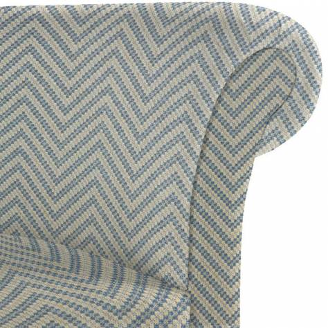 Linwood Fabrics Fable Weaves Zeus Fabric - Delft - LF1928C/012