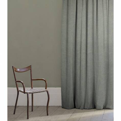 Linwood Fabrics Fable Weaves Kitsune Fabric - Cerulean - LF1930C/004 - Image 2