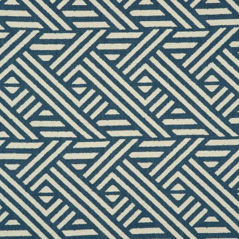 Linwood Fabrics Tango Weaves Pampas Fabric - Ocean - LF1971C/004