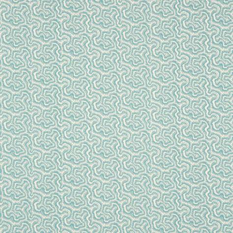 Linwood Fabrics Tango Weaves Polka Fabric - Sky - LF1973C/001 - Image 1