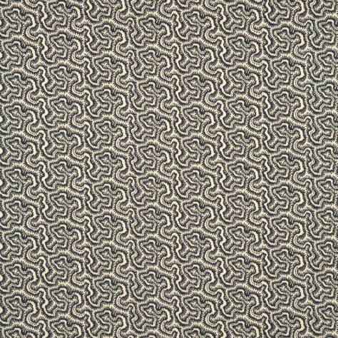 Linwood Fabrics Tango Weaves Polka Fabric - Midnight - LF1973C/004