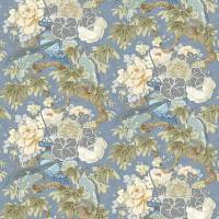 The Royal Garden Fabric - Cornflower