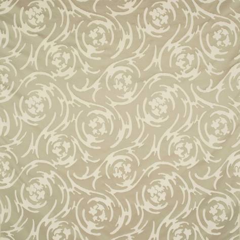 Linwood Fabrics Cosmos Velvets and Weaves Selene Fabric - Champagne - LF2108C/002