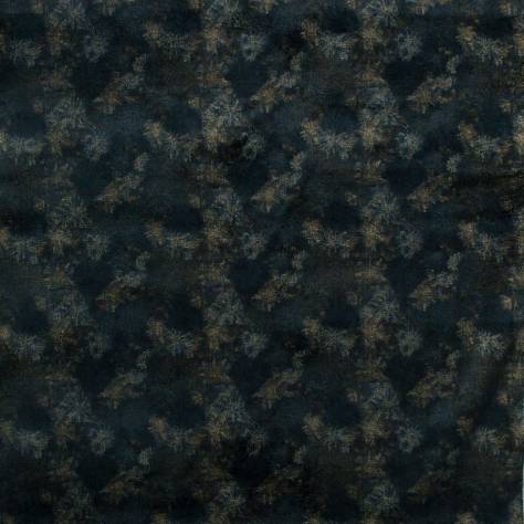 Linwood Fabrics Cosmos Velvets and Weaves Orion Fabric - Midnight - LF2112C/002