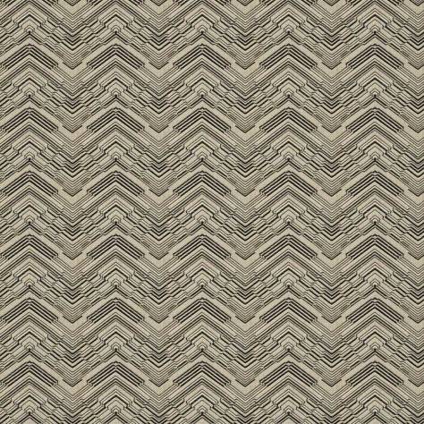 Linwood Fabrics Cosmos Velvets and Weaves Leo Fabric - Noir - LF2117C/005 - Image 1
