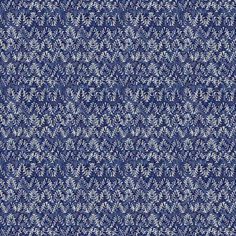 Linwood Fabrics Omega Prints II Fabrics Ric Rac Fabric - Ultramarine - LF2204FR/001 - Image 1