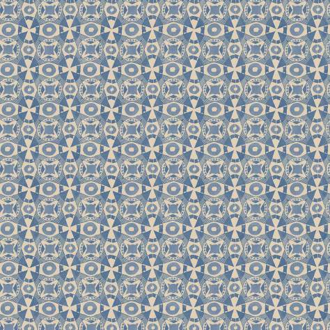 Linwood Fabrics Omega Prints II Fabrics Starship Fabric - Cornflower - LF2206FR/002 - Image 1
