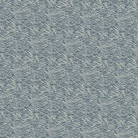 Linwood Fabrics Omega Prints II Fabrics Kerplunk Fabric - Steel Grey - LF2211FR/001 - Image 1