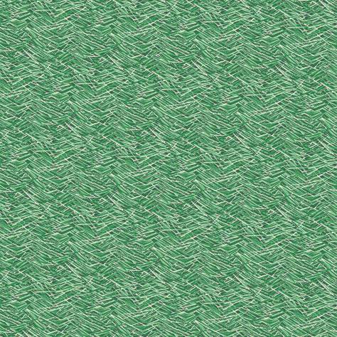 Linwood Fabrics Omega Prints II Fabrics Kerplunk Fabric - Emerald - LF2211FR/003