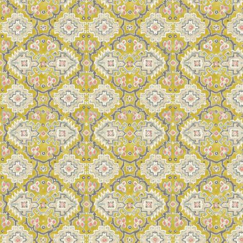 Linwood Fabrics Kami Fabrics Kami Fabric - Chartreuse - LF2215FR/003 - Image 1
