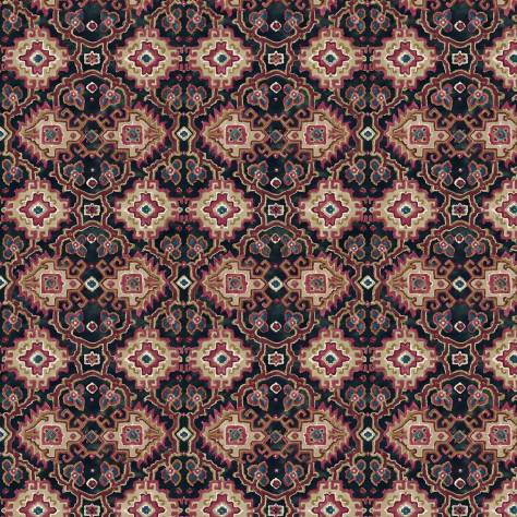 Linwood Fabrics Kami Fabrics Kami Fabric - Damson - LF2215FR/011 - Image 1