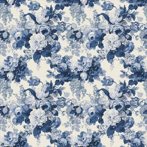 Linwood Fabrics The English Garden Fabrics Albertine Fabric - Classic Blue - LF2232C/008 - Image 1
