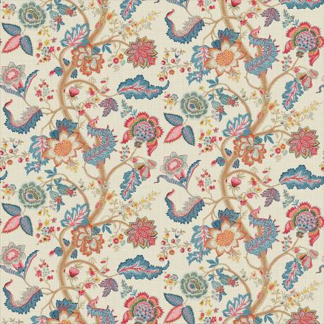 Linwood Fabrics The English Garden Fabrics Kitty Fabric - Indian Summer - LF2233C/006