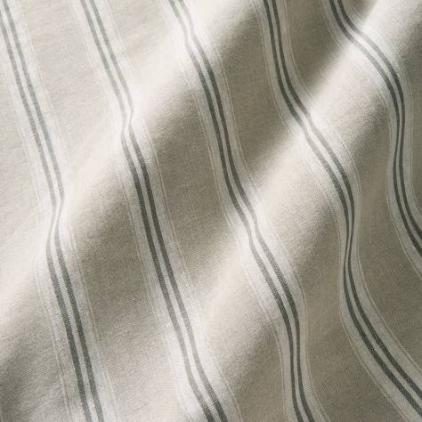 Linwood Fabrics Danube Fabrics Danube Stripe Fabric - Dove - LF2245C/008 - Image 1