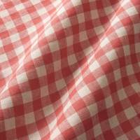 Double Check Fabric - Cherry