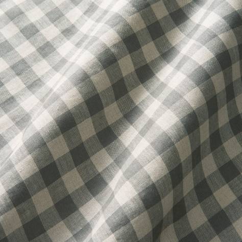 Linwood Fabrics Danube Fabrics Double Check Fabric - Dove - LF2246C/008