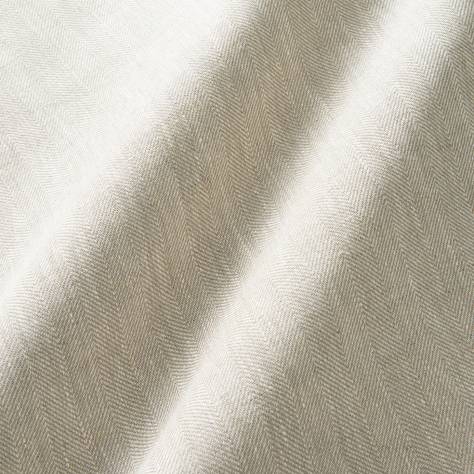 Linwood Fabrics Danube Fabrics Danube Herringbone Fabric - Oatmeal - LF2251C/001 - Image 1