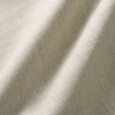 Linwood Fabrics Danube Fabrics Danube Herringbone Fabric - Natural - LF2251C/002 - Image 1