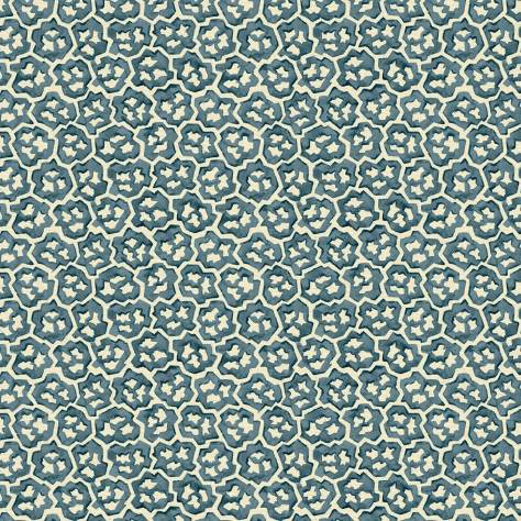 Linwood Fabrics Small Prints Fabrics Hopscotch Fabric - Puddle - LF2337C/006 - Image 1