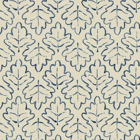 Linwood Fabrics Small Prints Fabrics Maze Fabric - Indigo - LF2340C/004 - Image 1