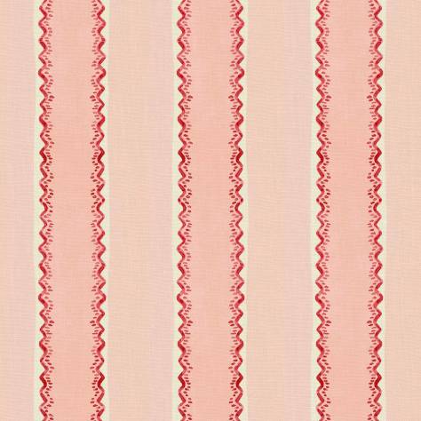 Linwood Fabrics Small Prints Fabrics Croquet Fabric - Rhubarb - LF2346C/002 - Image 1