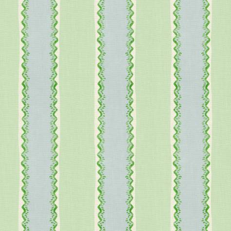 Linwood Fabrics Small Prints Fabrics Croquet Fabric - Peppermint - LF2346C/003 - Image 1
