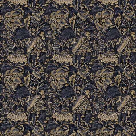 Linwood Fabrics Wild Life Fabrics Tanglewood Fabric - Indigo - LF2330FR/001