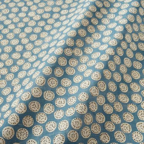 Linwood Fabrics Bibi Fabrics Chitgar Fabric - Denim - LF2352C/006