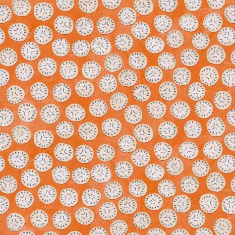 Linwood Fabrics Bibi Fabrics Chitgar Fabric - Marmalade - LF2352C/003 - Image 1