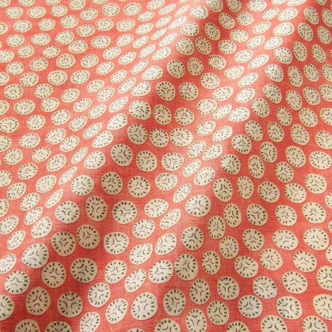 Linwood Fabrics Bibi Fabrics Chitgar Fabric - Watermelon - LF2352C/005 - Image 2