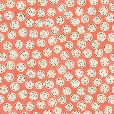 Linwood Fabrics Bibi Fabrics Chitgar Fabric - Watermelon - LF2352C/005