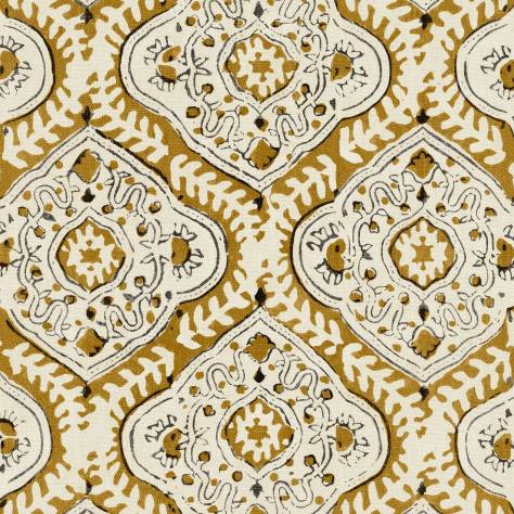 Linwood Fabrics Bibi Fabrics Kala Fabric - Honey - LF2355C/002 - Image 1