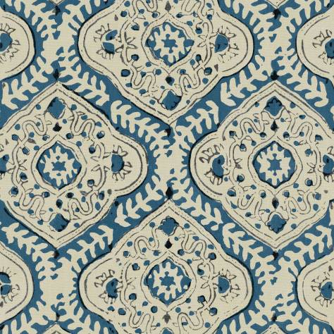 Linwood Fabrics Bibi Fabrics Kala Fabric - Indigo - LF2355C/009 - Image 1