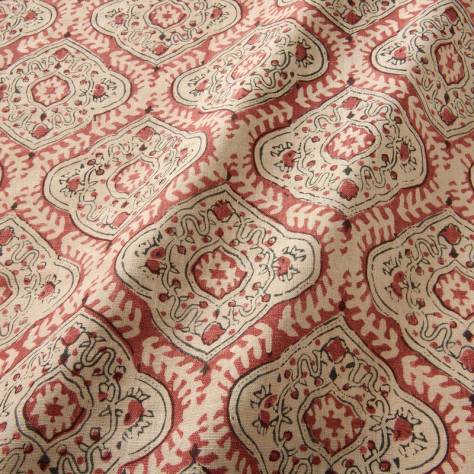 Linwood Fabrics Bibi Fabrics Kala Fabric - Rosewood - LF2355C/005 - Image 2