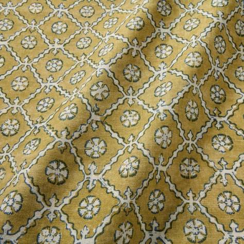 Linwood Fabrics Bibi Fabrics Khiva Fabric - Pickle - LF2353C/001