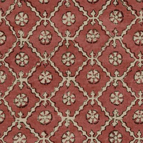 Linwood Fabrics Bibi Fabrics Khiva Fabric - Rose - LF2353C/003