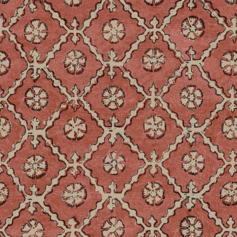 Linwood Fabrics Bibi Fabrics Khiva Fabric - Sunset - LF2353C/002 - Image 1