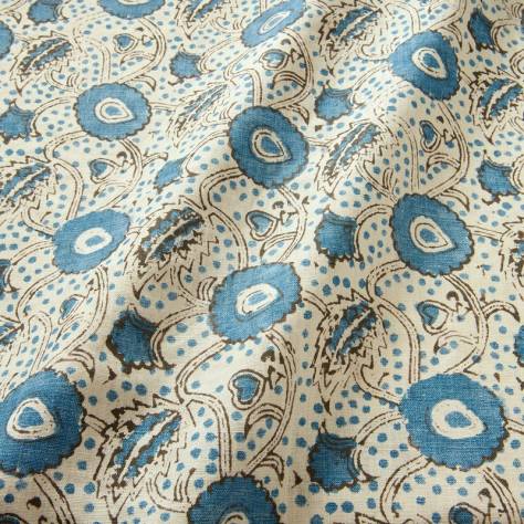 Linwood Fabrics Bibi Fabrics Rubia Fabric - Cobalt - LF2356C/007