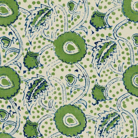 Linwood Fabrics Bibi Fabrics Rubia Fabric - Peas - LF2356C/009 - Image 1