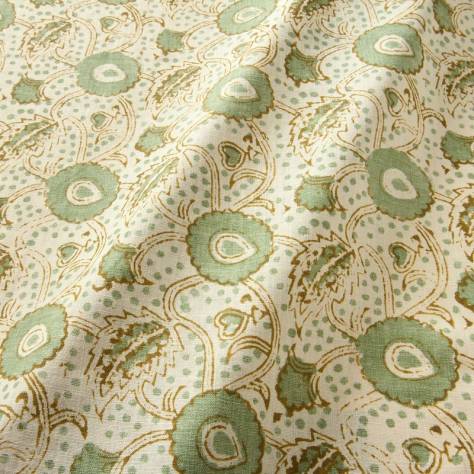 Linwood Fabrics Bibi Fabrics Rubia Fabric - Sage - LF2356C/008 - Image 2