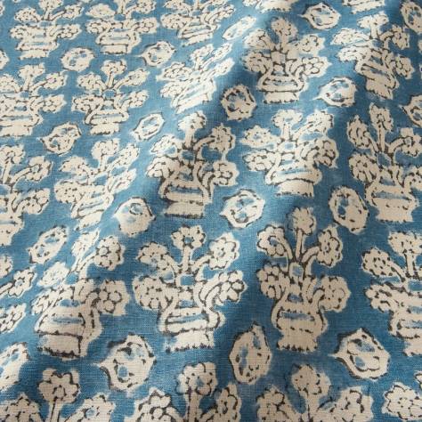 Linwood Fabrics Bibi Fabrics Shirin Fabric - Lakeside - LF2354C/010