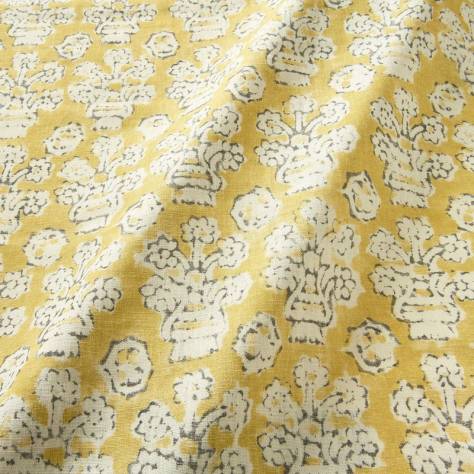 Linwood Fabrics Bibi Fabrics Shirin Fabric - Lemon Curd - LF2354C/002 - Image 2