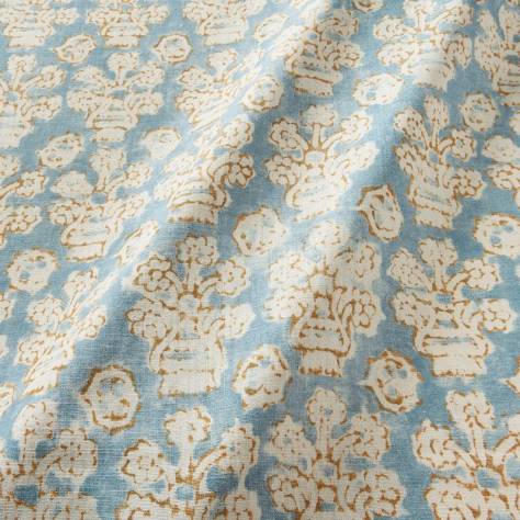 Linwood Fabrics Bibi Fabrics Shirin Fabric - Seaside - LF2354C/008 - Image 2