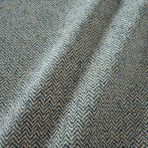 Linwood Fabrics Tango Weaves II Chicane Fabric - Lapis - LF2389C/002