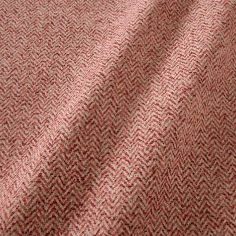 Linwood Fabrics Tango Weaves II Chicane Fabric - Raspberry - LF2389C/001 - Image 2