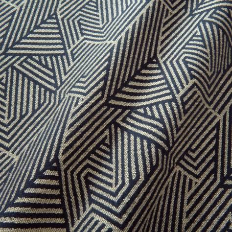 Linwood Fabrics Tango Weaves II Sashay Fabric - Ink - LF2387C/009