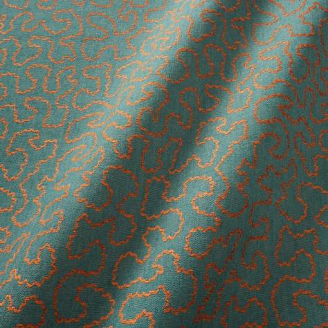 Linwood Fabrics Tango Weaves II Wiggle Fabric - Calypso - LF2388C/006 - Image 2