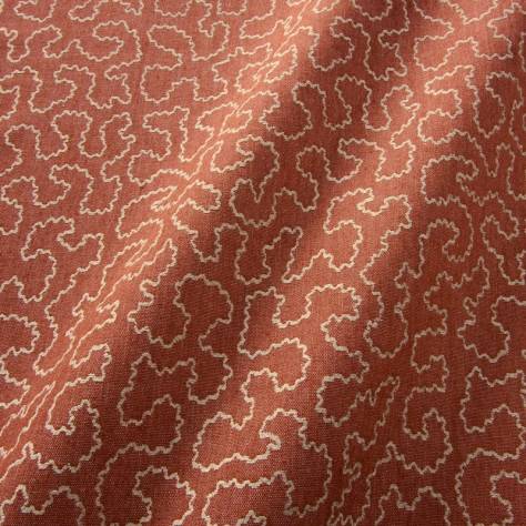 Linwood Fabrics Tango Weaves II Wiggle Fabric - Carmine - LF2388C/004 - Image 2