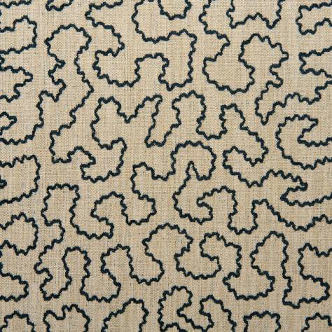Linwood Fabrics Tango Weaves II Wiggle Fabric - Ebony - LF2388C/016 - Image 1