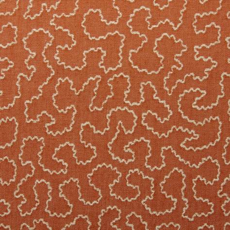 Linwood Fabrics Tango Weaves II Wiggle Fabric - Marmalade - LF2388C/005 - Image 1